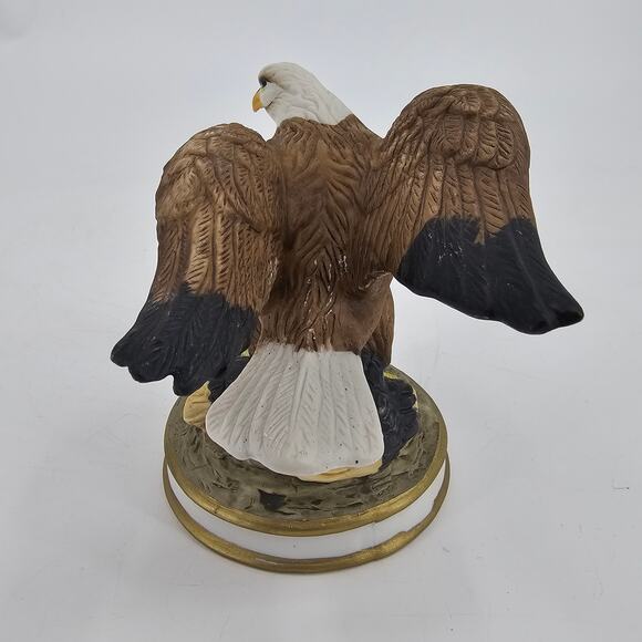 Americana Birds in Flight Collection Bald Eagle Porcelan Figurine Royal Heritage - Picture 4 of 7